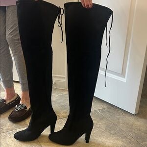Steve Madden Black Over-the-Knee Boots